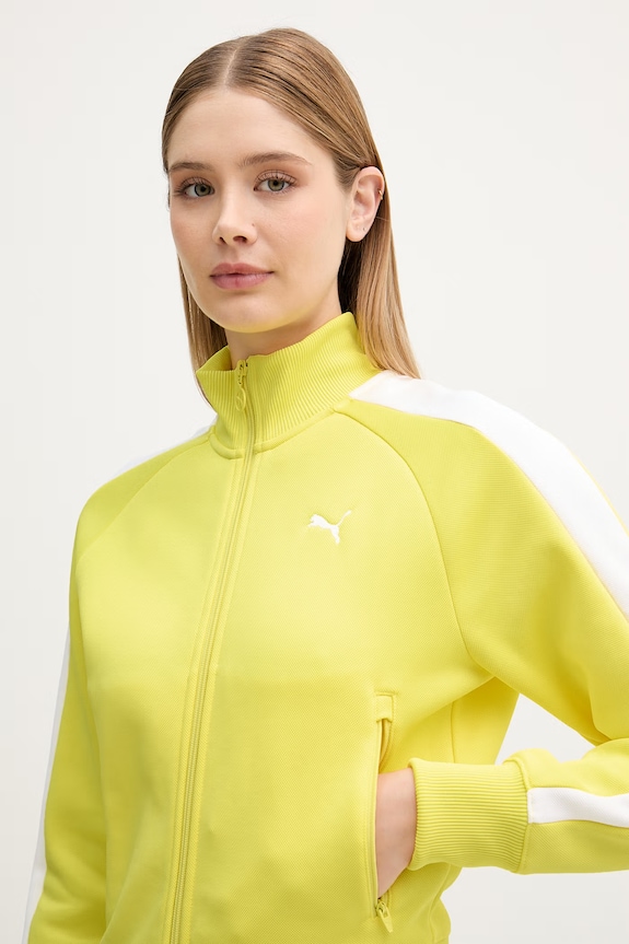 Puma cipzáras melegítőfelső női Always on sárga 629796