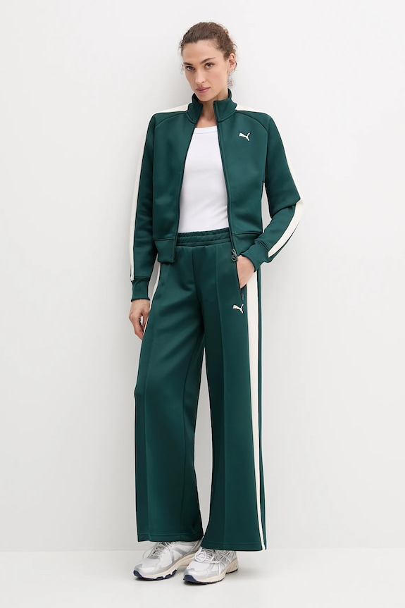 Puma hanorac cu fermoar de damă Always on 629796 verde SS26