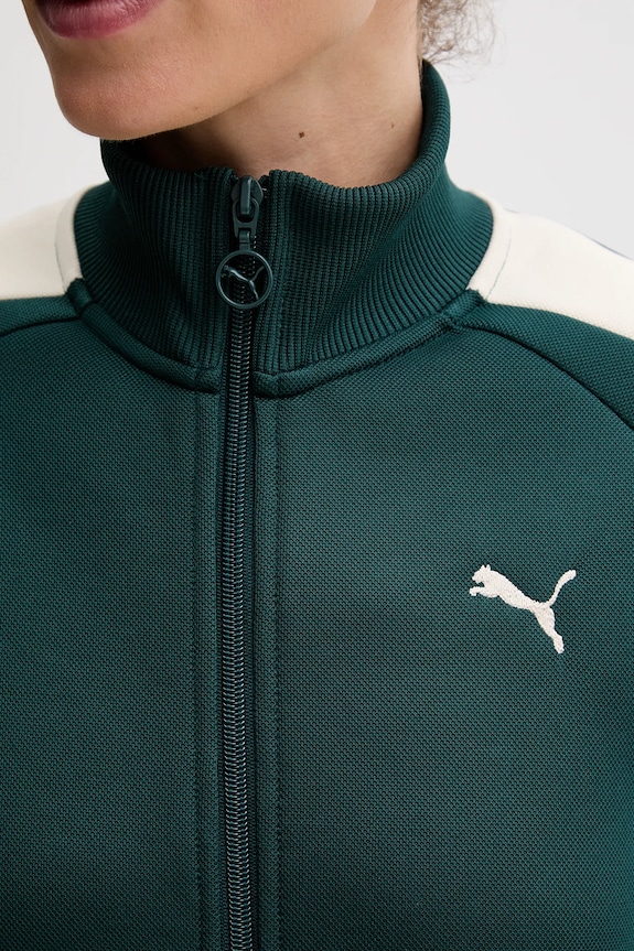 Puma hanorac cu fermoar de damă Always on 629796 verde