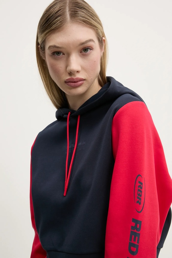 Red Bull Racing x Pepe Jeans bluza COLOUR BLOCK HOODY RL580007 bleumarin