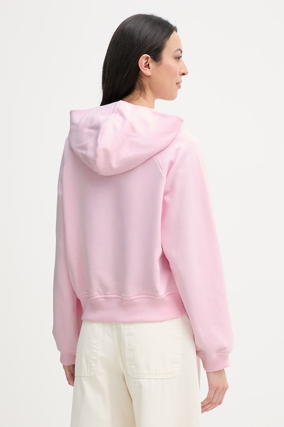 Odzież Joop! bluza z kapturem damska bawełniana 30046176 różowy