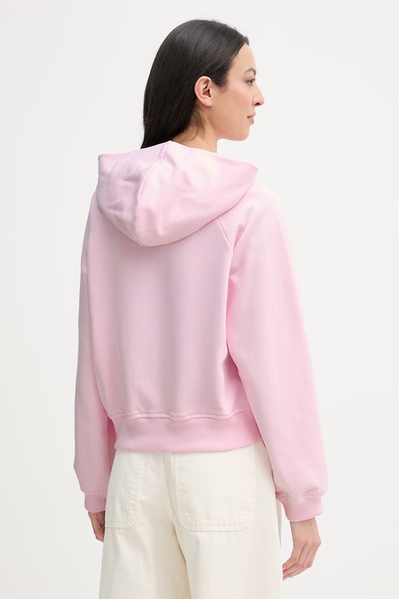 Odzież Joop! bluza z kapturem damska bawełniana 30046176 różowy