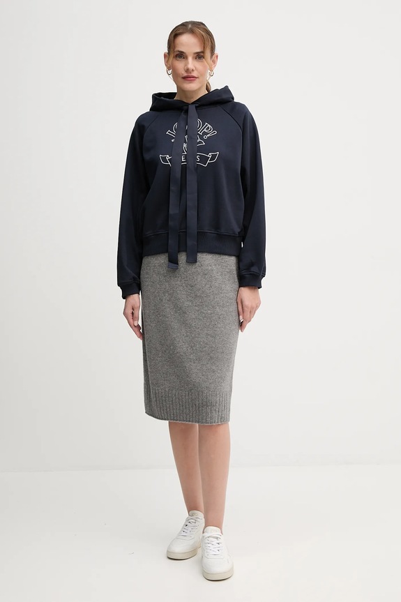 Joop! bluza bawełniana 30046176 granatowy SS26