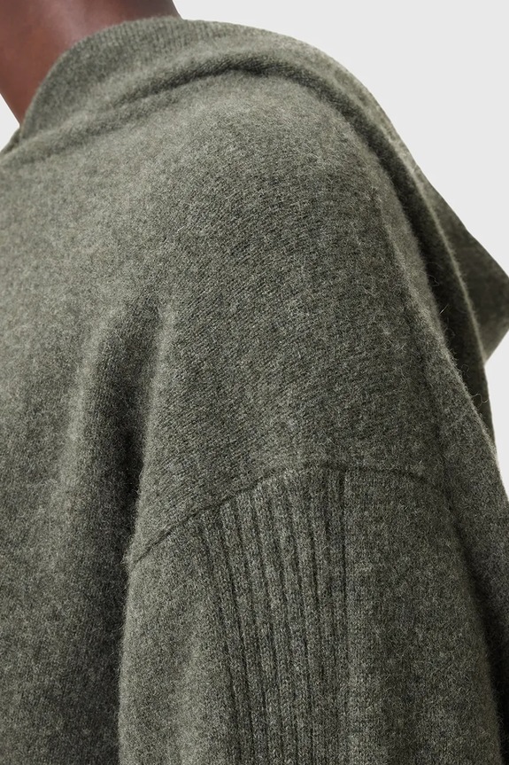Odzież AllSaints bluza wełniana IRINA W070KC szary