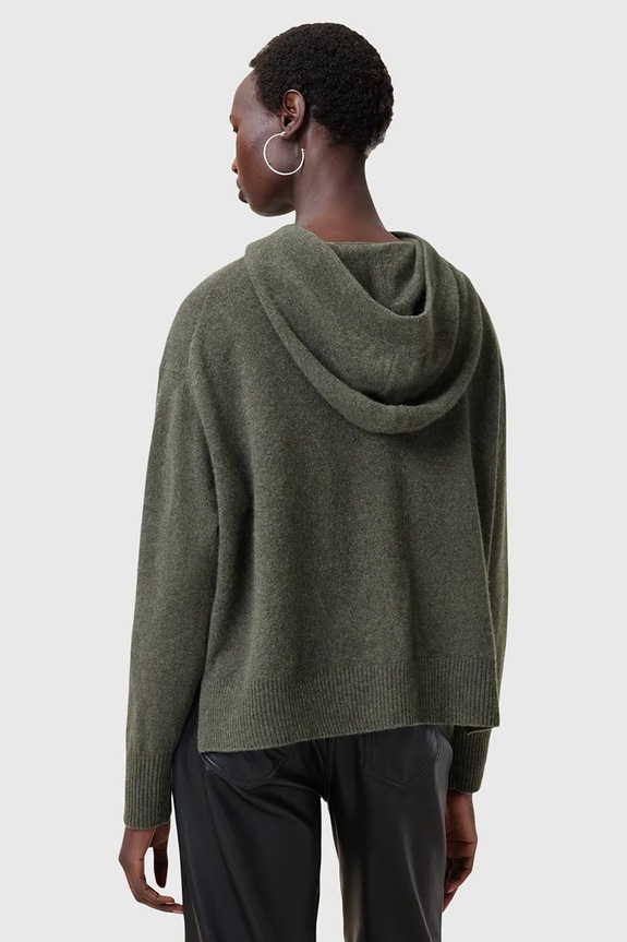 AllSaints bluza wełniana IRINA szary W070KC