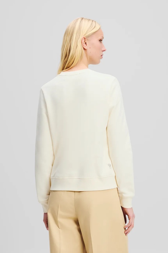 Karl Lagerfeld hanorac de bumbac A2W20057 bej SS25