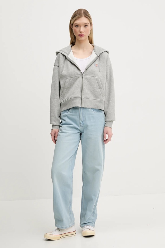 Dukserica Dickies DK0A4Y1ZHG01 siva SS26