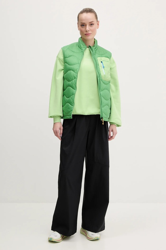 Peak Performance bluza bawełniana G80274 zielony SS25