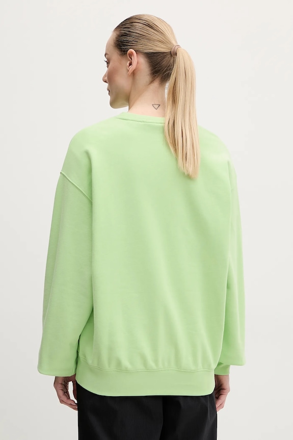 Odzież Peak Performance bluza bawełniana G80274 zielony