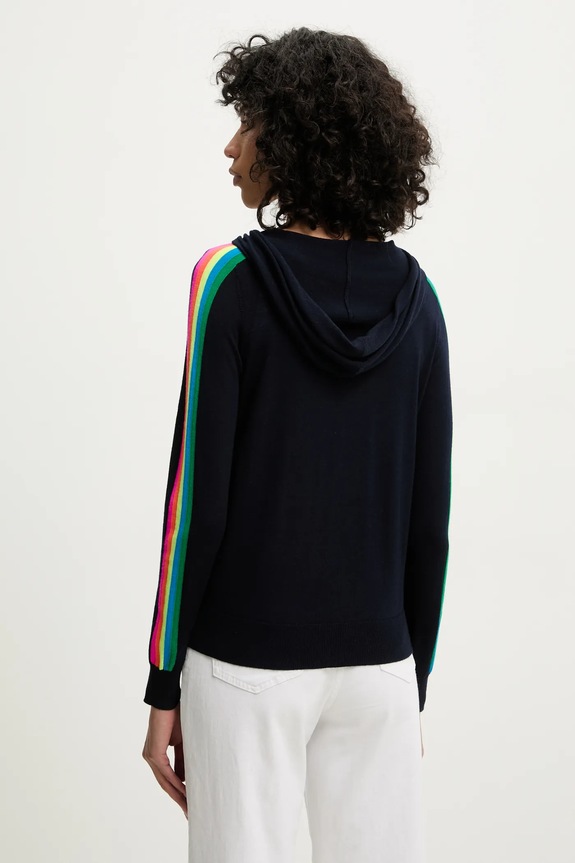 Odzież FROM FUTURE kardigan wełniany WPH00859 granatowy