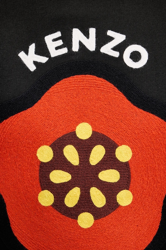 Kenzo bluza bawełniana FF52SW1894MF.99J czarny