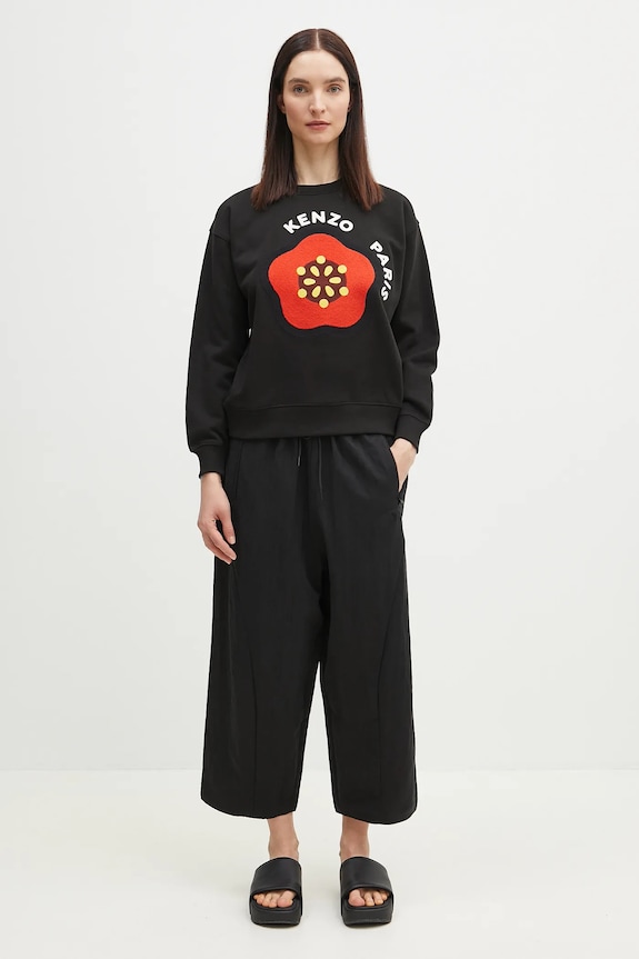 Kenzo felpa in cotone FF52SW1894MF.99J nero