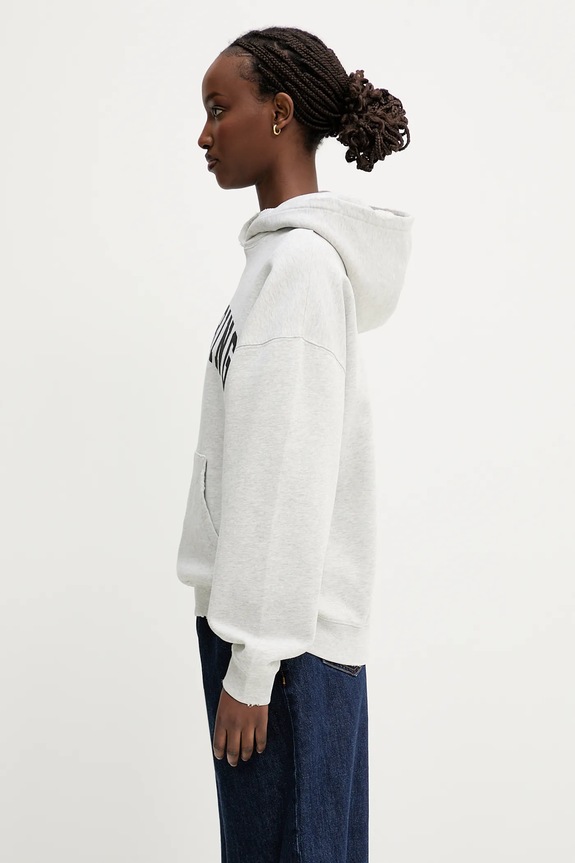 Anine Bing cotton sweatshirt Harvey Sweatshirt S.08.5185 gray AA00
