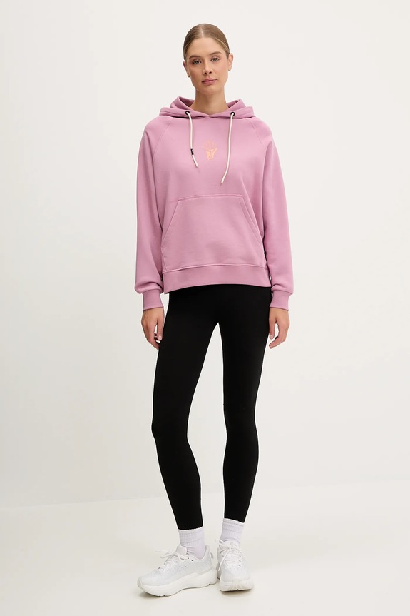 Picture bluza bawełniana Quenar WSW0362 różowy SS25