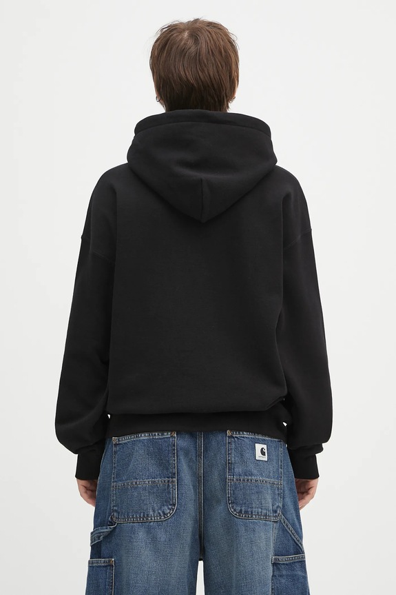 Oblečení Bavlněná mikina A Bathing Ape Crystal Ape Head Oversized Pullover 1L30214003 černá
