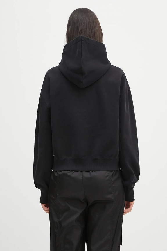 Odzież JW Anderson bluza bawełniana Anchor Embroidery Cropped JW0216.PG1719.999 czarny