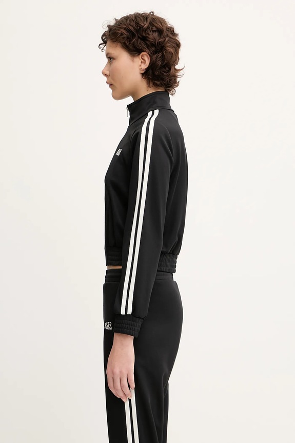 Sporty & Rich felpa Sr Runner Elio Track JA059622139BA01 nero SS25