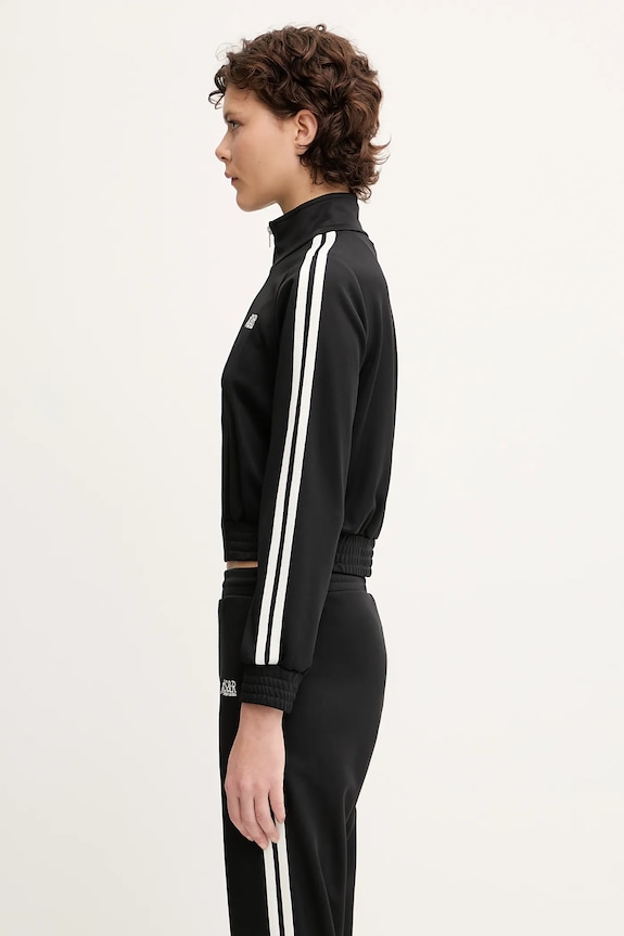 Sporty & Rich felpa Sr Runner Elio Track JA059622139BA01 nero SS25