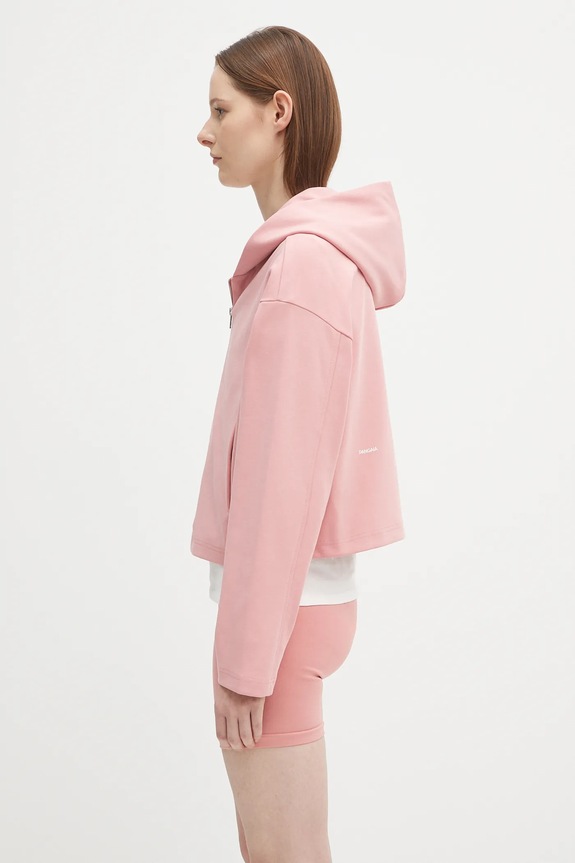 Кофта Pangaia DNA Double Jersey Zip Up Hoodie 10002361 розовый AW25