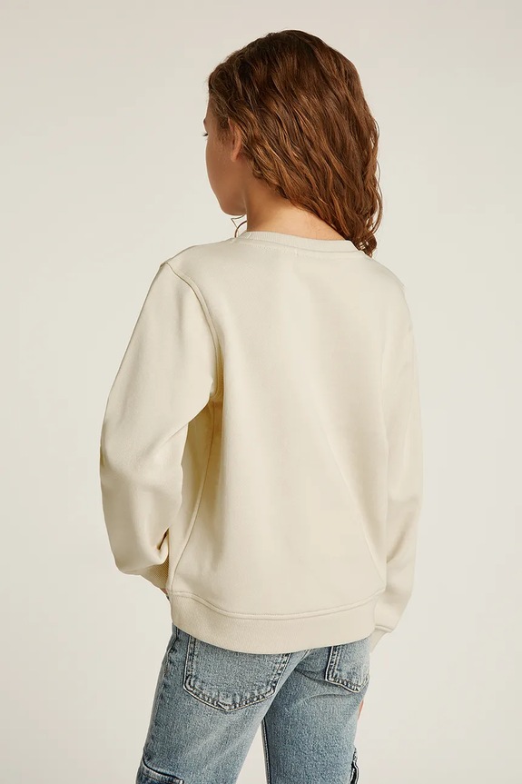 Παιδική μπλούζα Calvin Klein Jeans μπεζ IG0IG02756.128.176.PPYA