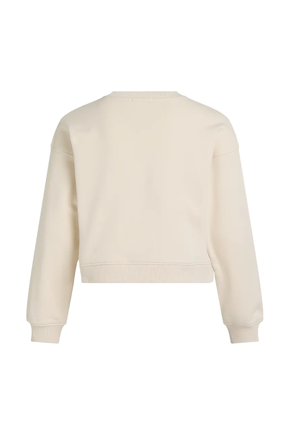 Fete Calvin Klein Jeans hanorac de bumbac pentru copii IG0IG02823.128.176.PPYA bej