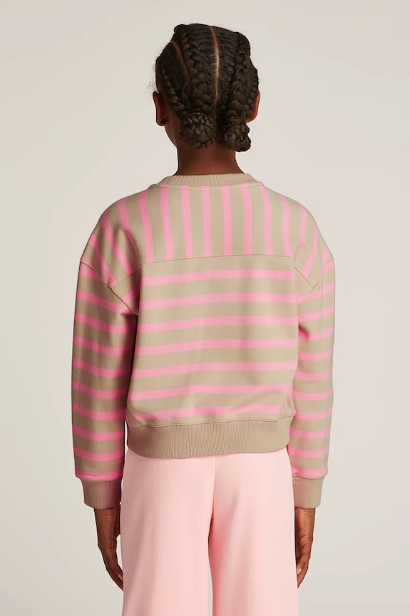 Detská mikina Tommy Hilfiger ružová KG0KG08323.128.176.PPYA