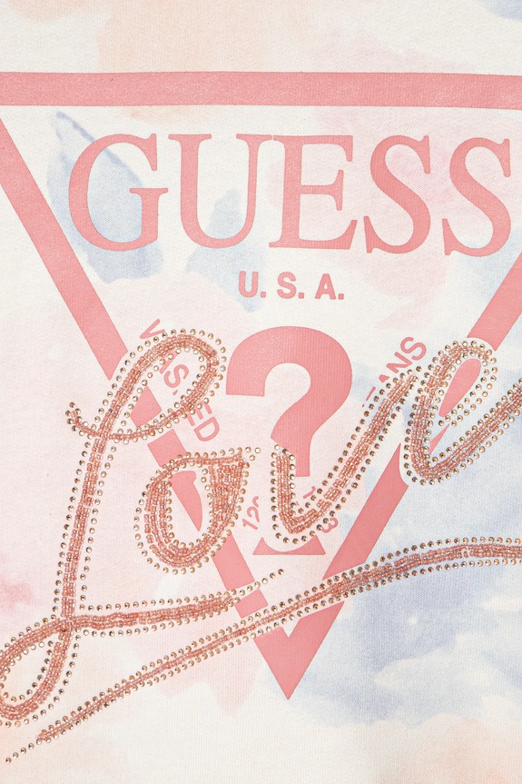 Κοριτσίστικα Παιδική βαμβακερή μπλούζα Guess J5RQ06.KA6R4.PPYA μπλε