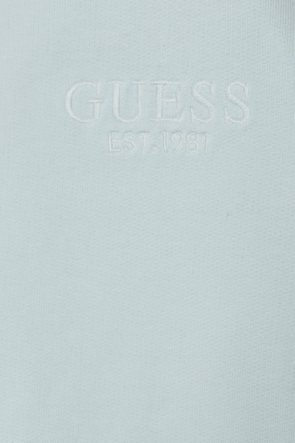 Fete Guess hanorac de bumbac pentru copii J5RQ09.KAD74.PPYA albastru