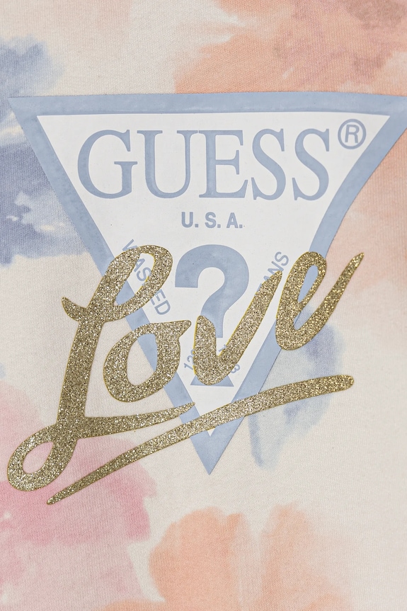 Κοριτσίστικα Παιδική βαμβακερή μπλούζα Guess K5RQ01.KA6R4.PPYA μπλε