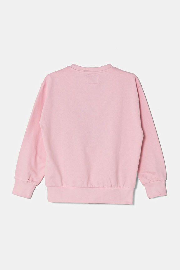 Dječja pamučna dukserica Guess H5RJ01.KAD74.G.PPYA roza SS25