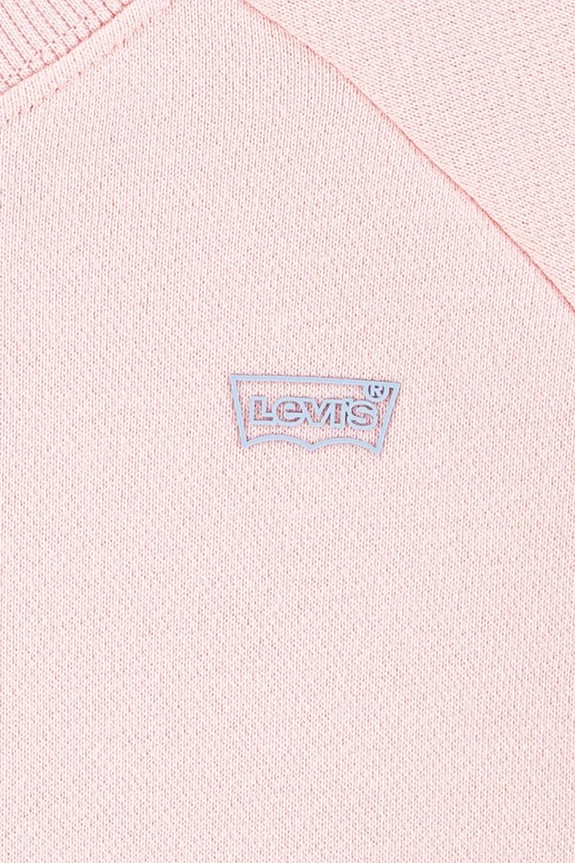 DÍVKA Dětská mikina Levi's LEVIS HD SILICONE BATWING 4EM191 růžová