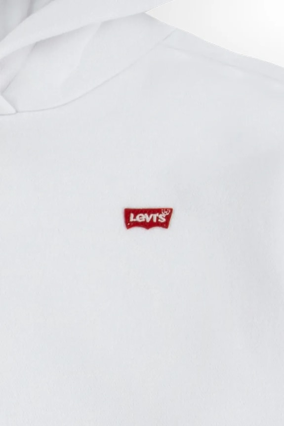 Fete Levi's bluza copii BATWING PATCH HOODIE 3EN102 alb