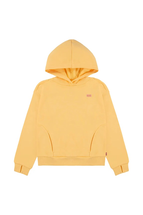 Otroški pulover Levi's BATWING PATCH HOODIE Drugo rumena 3EN102