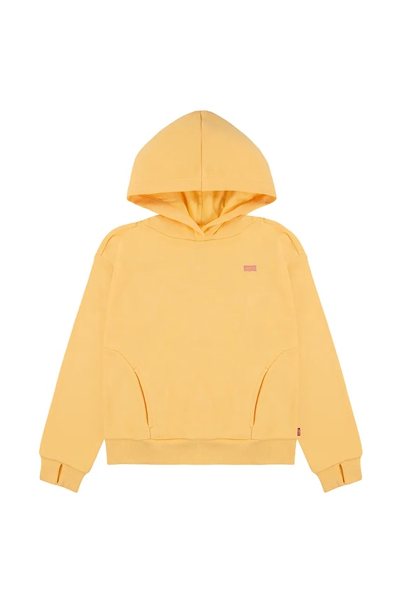Otroški pulover Levi's BATWING PATCH HOODIE Drugo rumena 3EN102