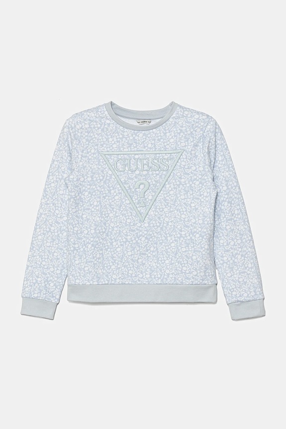 Guess bluza bawełniana dziecięca wzorzyste niebieski J5GQ01.KA6R4.PPYA
