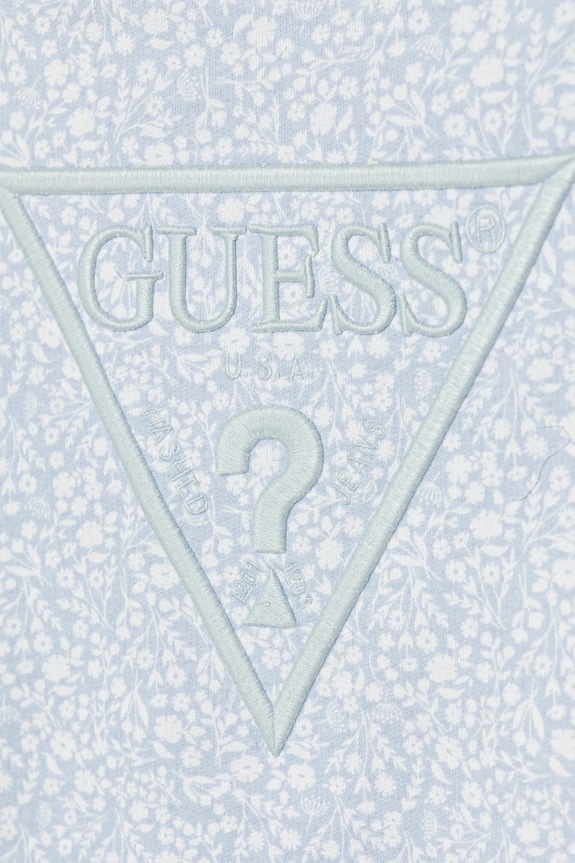 Dziewczynka Guess bluza bawełniana dziecięca J5GQ01.KA6R4.PPYA niebieski