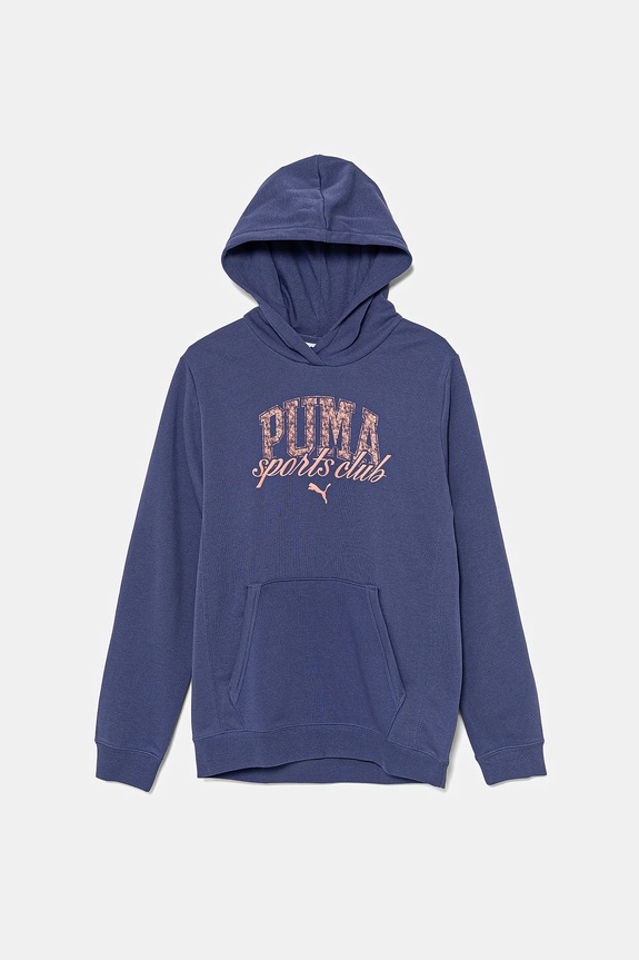 Puma felpa per bambini CLASS Hoodie TR con violetto 685829