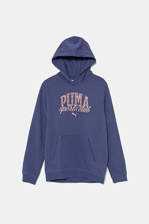 Puma felpa per bambini CLASS Hoodie TR con violetto 685829