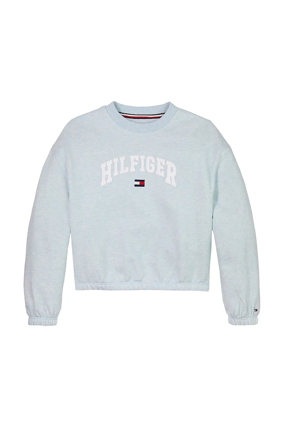 Detská mikina Tommy Hilfiger KG0KG08559.116.122.PPYA modrá SS25