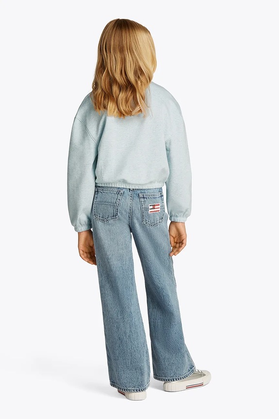 Detská mikina Tommy Hilfiger KG0KG08559.116.122.PPYA modrá