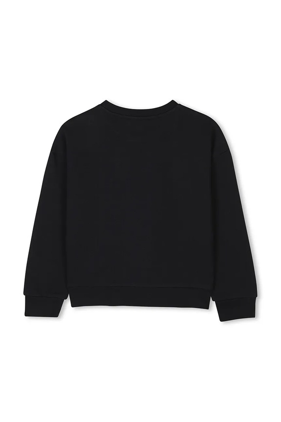 Dječja pamučna dukserica Michael Kors R30322.156 crna SS25