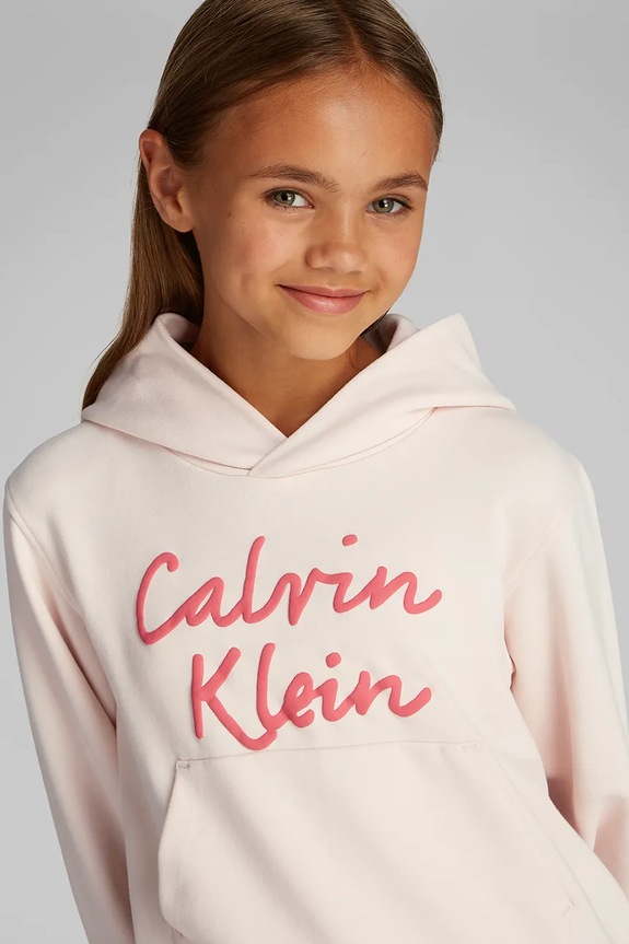 Detská mikina Calvin Klein Jeans IG0IG02850.PPYA ružová