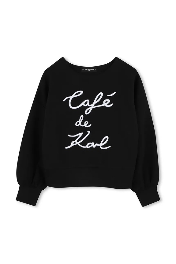 Karl Lagerfeld bluza dziecięca Z30473.156.162 czarny SS25