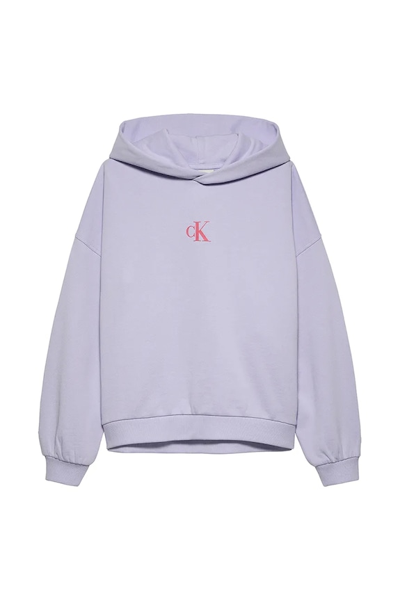 Calvin Klein Jeans bluza dziecięca IG0IG02855.PPYA fioletowy SS25