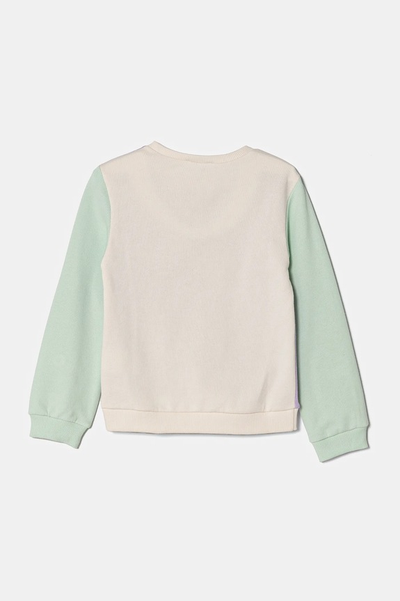 Dětská bavlněná mikina United Colors of Benetton 3J70G10HX.P.Seasonal fialová SS25