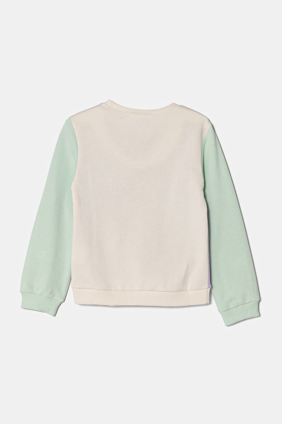 Dětská bavlněná mikina United Colors of Benetton 3J70G10HX.P.Seasonal fialová SS25