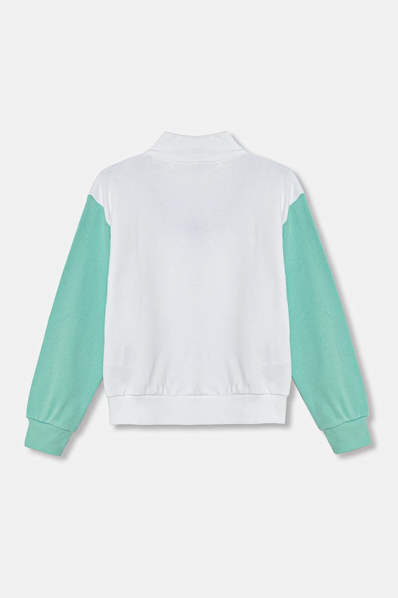 United Colors of Benetton bluza bawełniana dziecięca 3J68C504N.G.Seasonal biały SS25