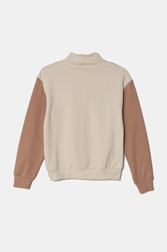 Dječja pamučna dukserica United Colors of Benetton 3J68C504N.G.Seasonal bež SS25
