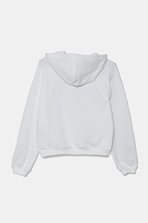 Detská bavlnená mikina United Colors of Benetton 3J68C204D.G.Seasonal biela SS25