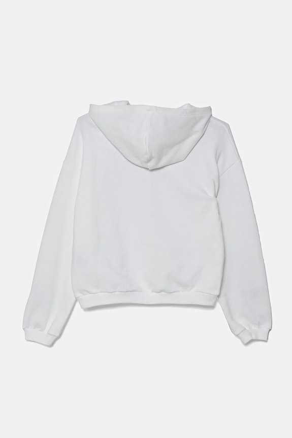 Detská bavlnená mikina United Colors of Benetton 3J68C204D.G.Seasonal biela SS25